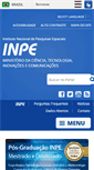 Mobile Screenshot of inpe.br