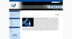 Desktop Screenshot of dge.inpe.br