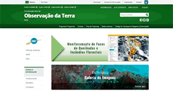 Desktop Screenshot of obt.inpe.br